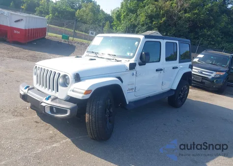 2023 Jeep Wrangler 4Xe Sahara 4X4 from USA, damaged, VIN 1C4JJXP61PW604992